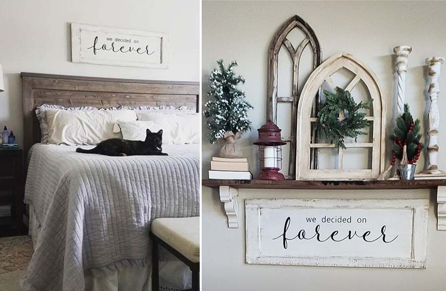 Forever Wooden Distressed Sign