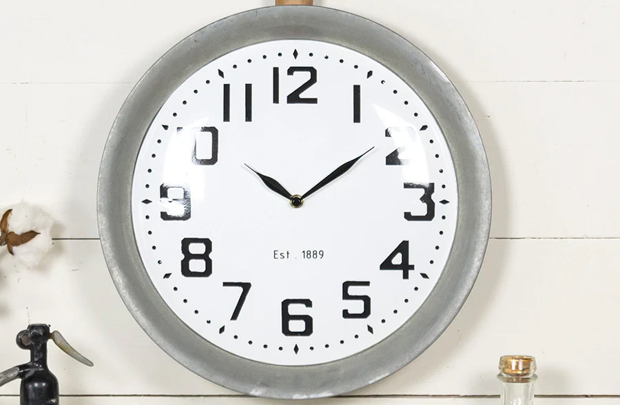 Frying Pan Wall Clock