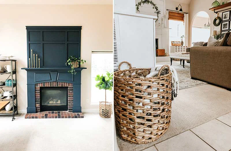 Water Hyacinth Baskets  Set of 5