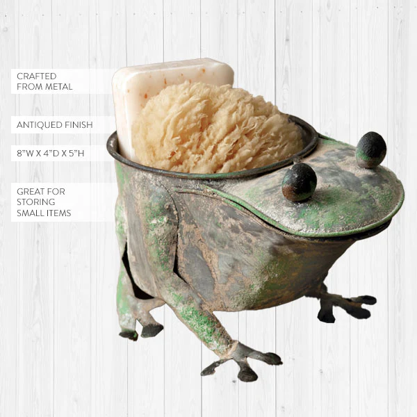 Rustic Toad Container
