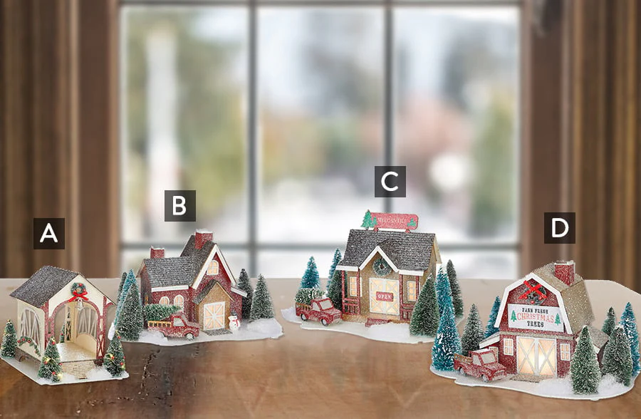 Light Up Christmas Buildings, Pick Your Style