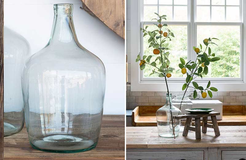 Recycled Glass Demijohn Cellar Bottle