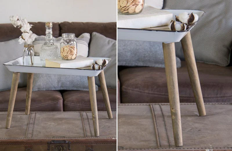 Breakfast In Bed Enamel Tray