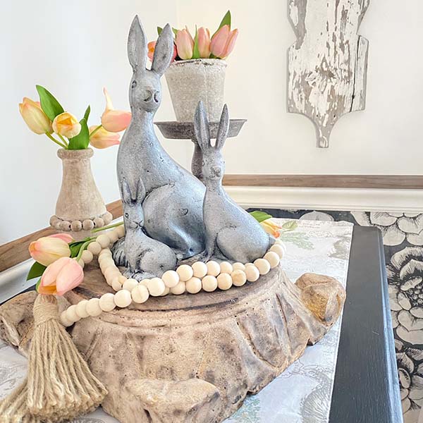 Tabletop Bunny Figurines, Set of 3