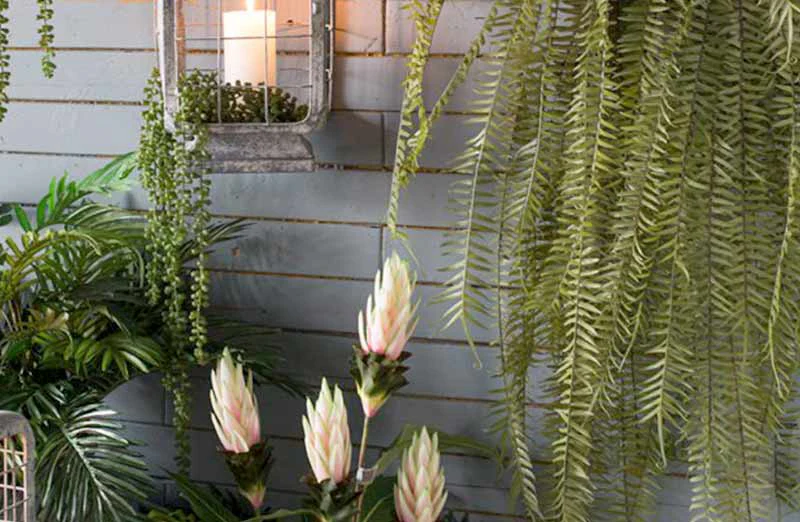 Lush Fern Stem  Set of 2