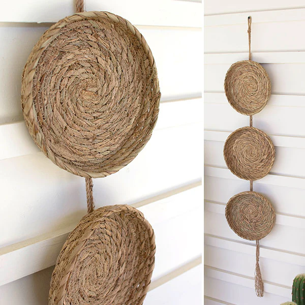 Woven Seagrass Wall Decor