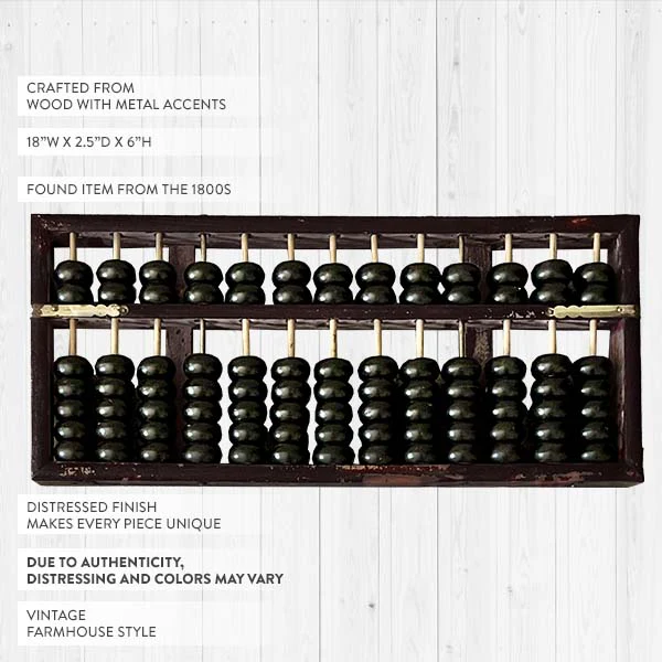 FOUND 1800s Vintage Abacus