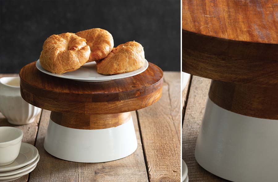 Dip-Dyed Wooden Riser