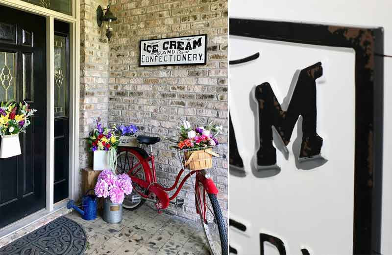 Artist Designed Ice Cream Sign