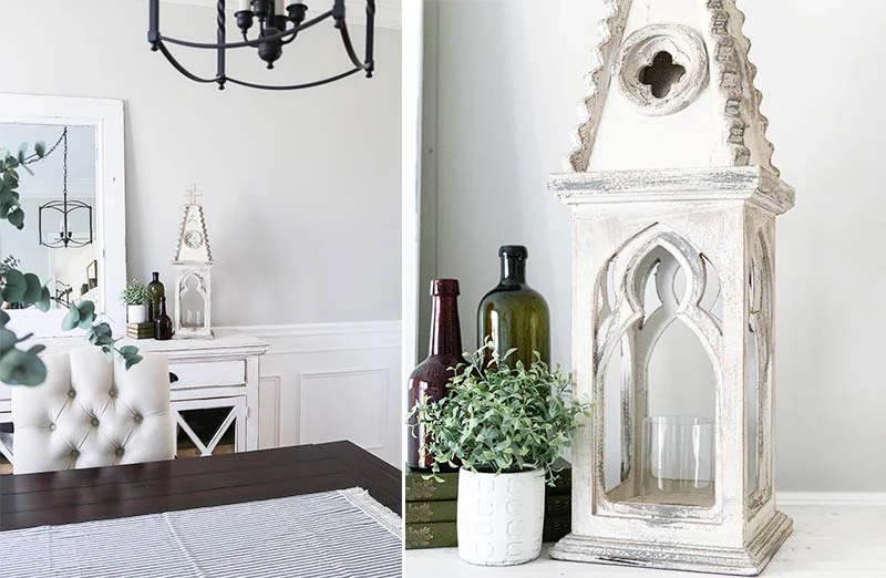 Cathedral Distressed Lantern