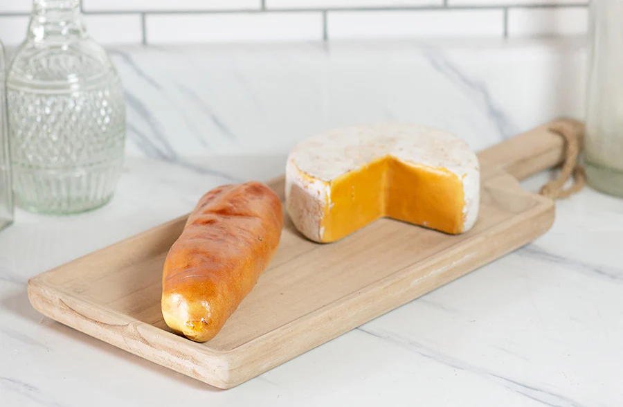 Decorative Wood Cutting Board with Rope Hanger