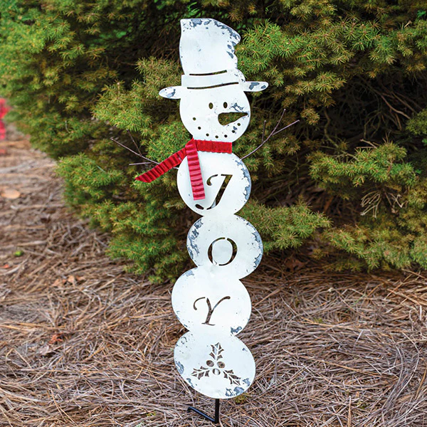 Snowman Garden Stake
