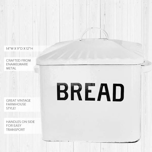 Metal Countertop Bread Bin