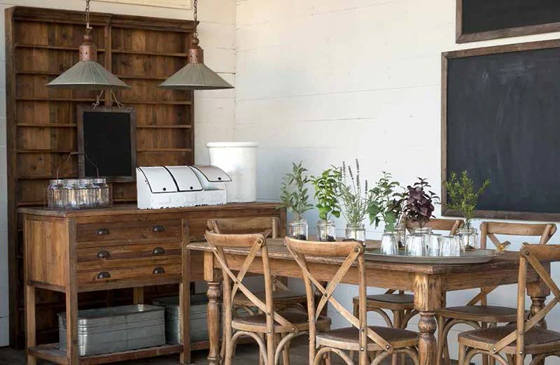 Distressed White Enamel Storage Cubby