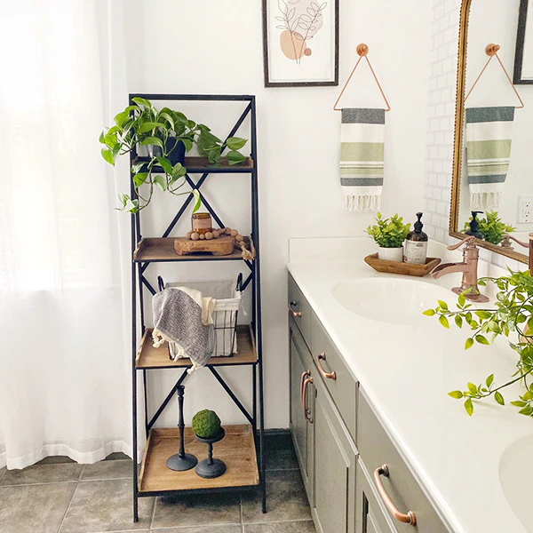 Tall Crossback Bookshelf