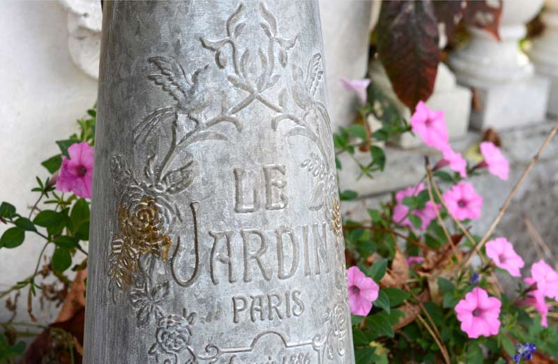 Galvanized Jardin Scuttle