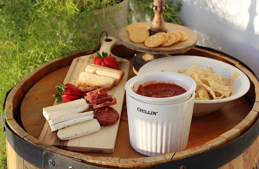 Ceramic Chip Dip Chiller