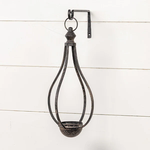 Black Teardrop Lantern