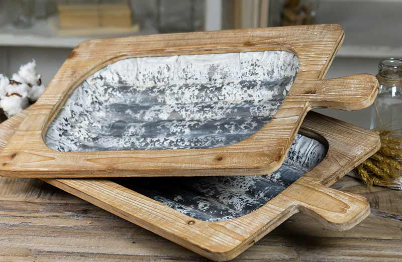 Galvanized Dough Bowls  Set of 2