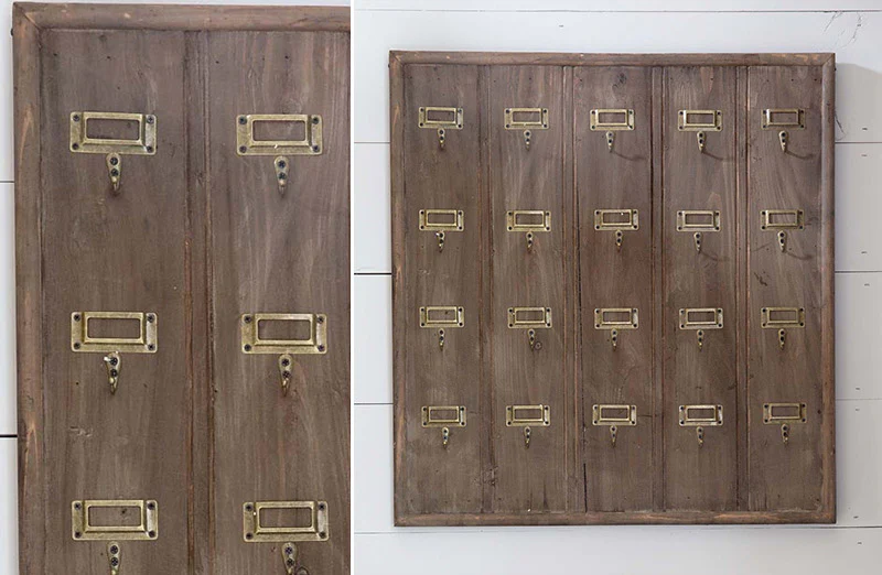 Wooden Key Hook Wall Decor