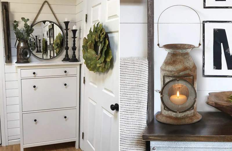 Rustic Metal Lantern