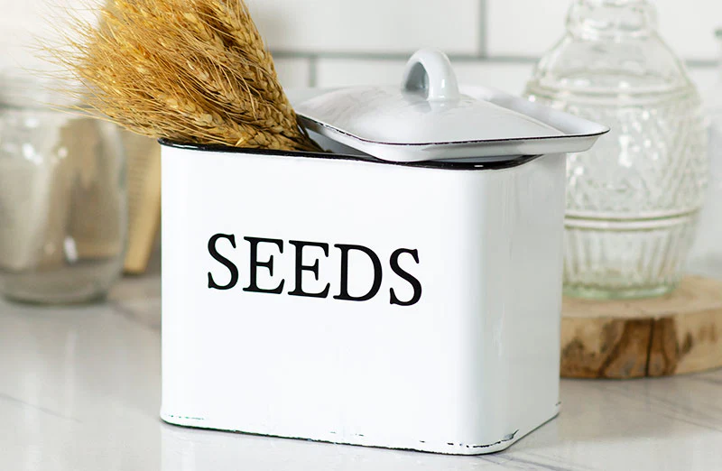 Enamel Seeds Tin