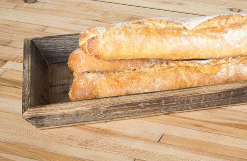 Reclaimed Wood Beveled Tray