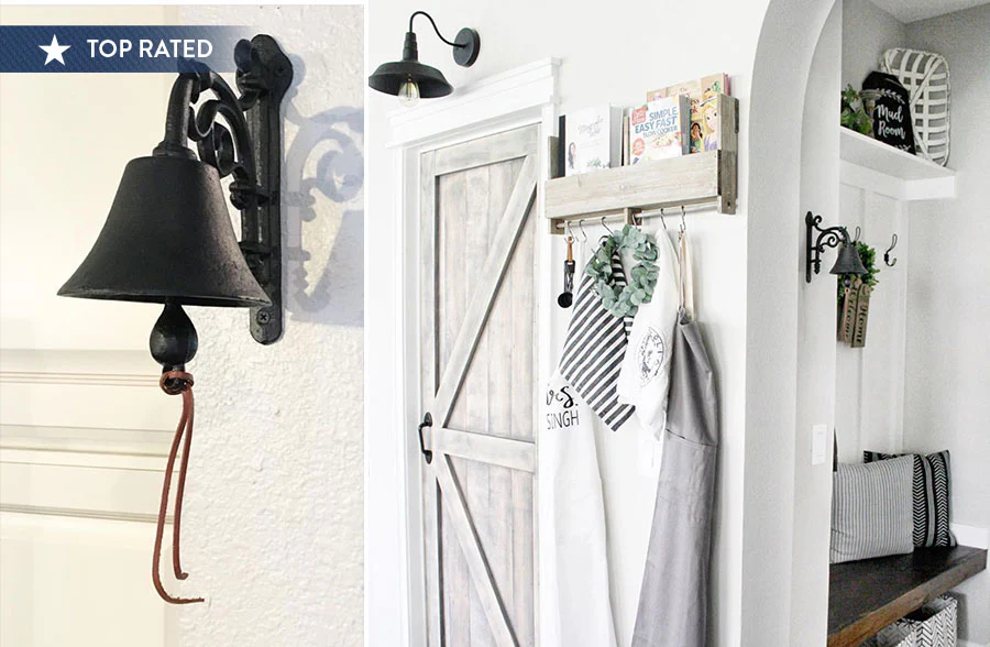 Hanging Dinner Bell with Bracket