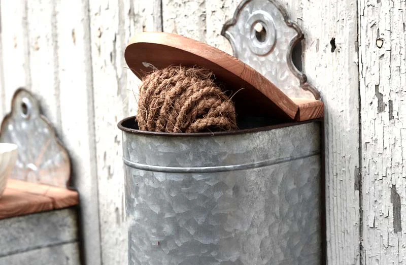Hanging Galvanized Mailboxes