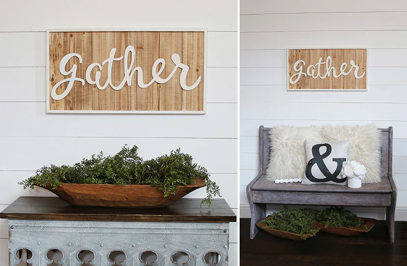 Wood Gather Sign
