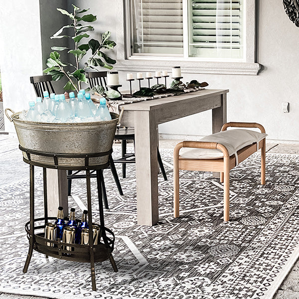 Multi-Purpose Metal Beverage Tub