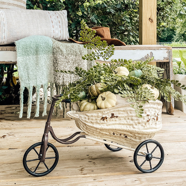 Acorn Bicycle Planter