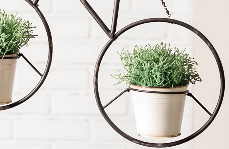 Hanging Bicycle Planter