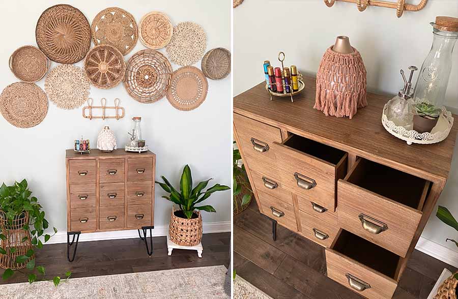 Vintage-Inspired Apothecary Cabinet