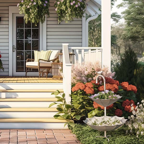 Umbrella Garden Stake