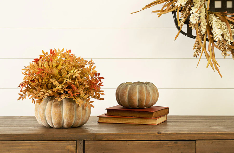 Festive Fall Pumpkin Planter, Pick Your Size