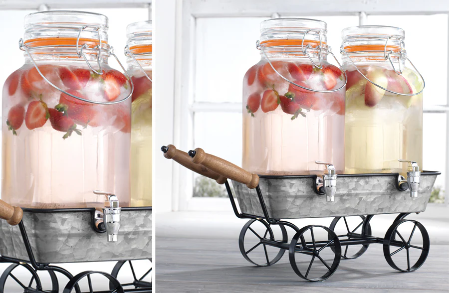 Wagon Drink Serving Station