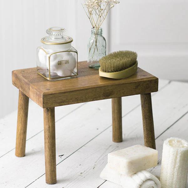 Traditional Farm Solid Hardwood Riser Stool