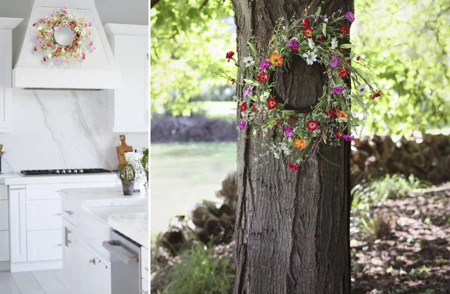 Mixed Wildflower Wreath