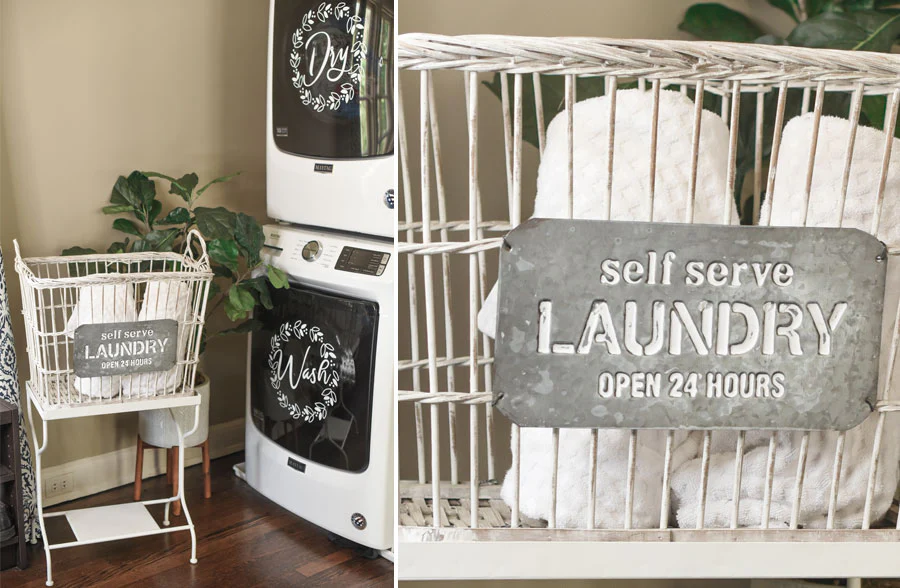 Removable Large Laundry Basket on Stand