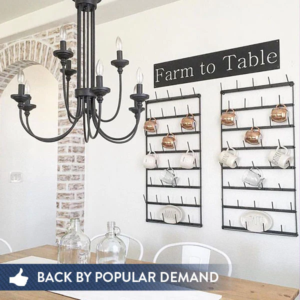 HUGE Cups for Days Metal Rack