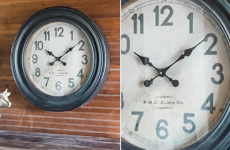*HUGE* Traditional School House Clock