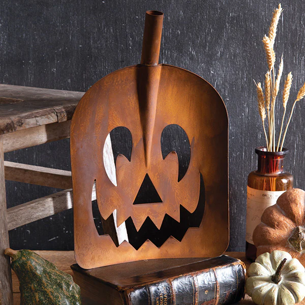 Rusty Shovel Jack-O-Lantern