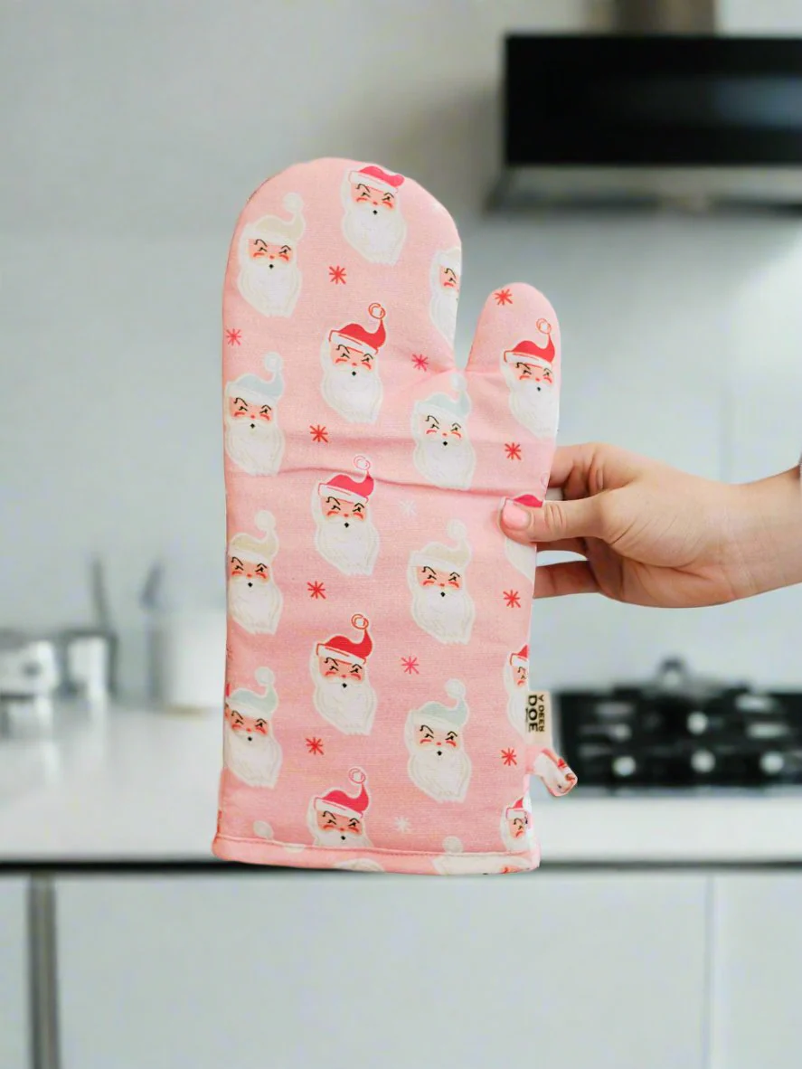 Santa Oven Mitt