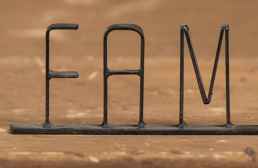 FAMILY Metal Tabletop Sign