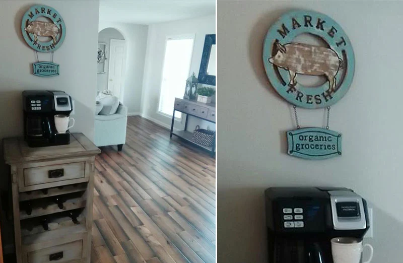 Distressed Market Fresh Sign