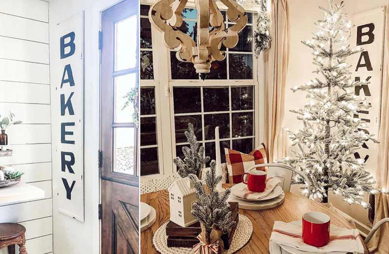 Embossed Metal Bakery Sign