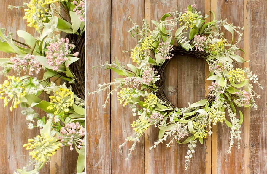 Field of Flowers Wreath