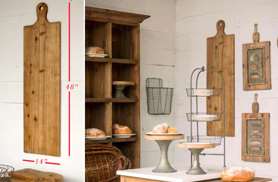HUGE 4 Foot Bread Board Wall Decor