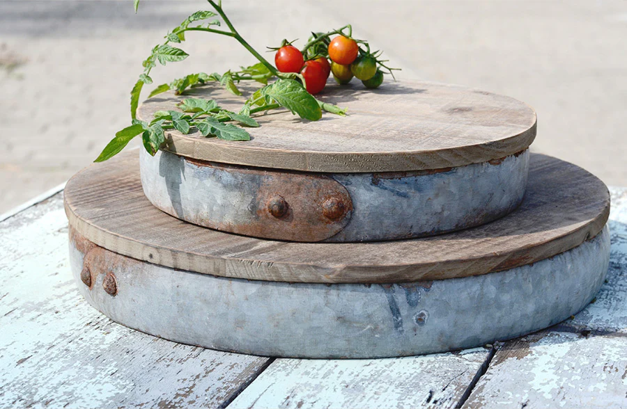 Re-purposed Barrel Inspired Risers